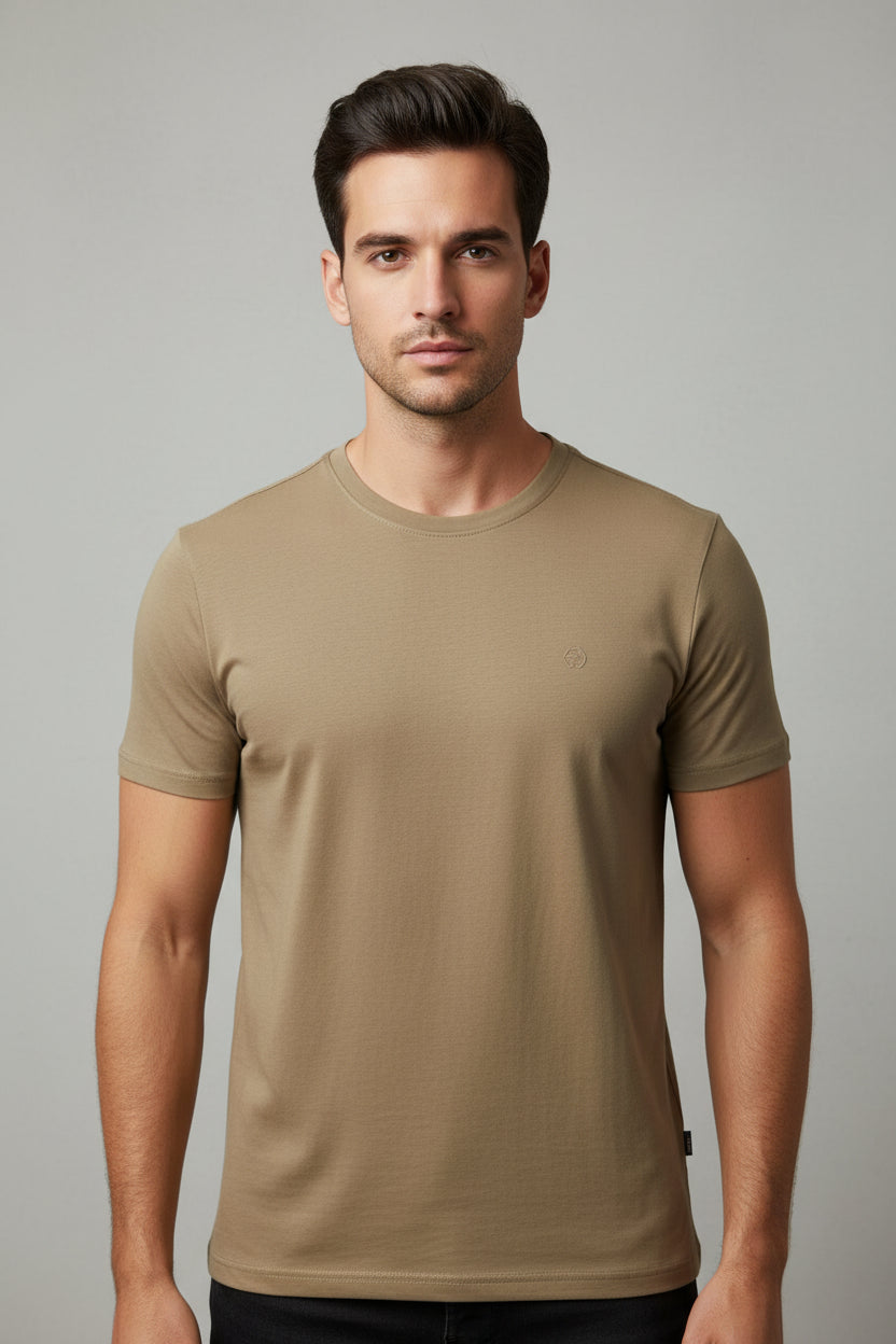 T-shirt Marrone Tiffosi