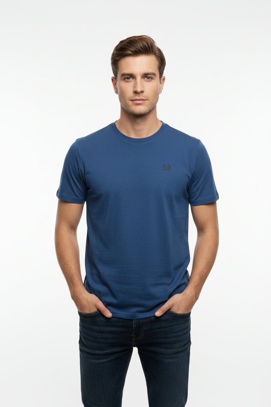 T-shirt Blu Gianmarco Venturi