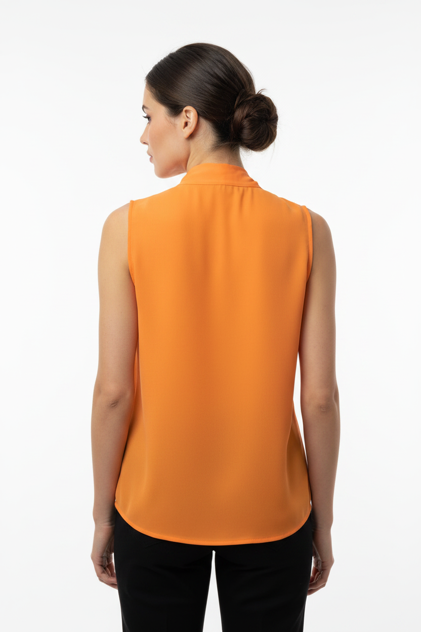Blusa arancione - posteriore